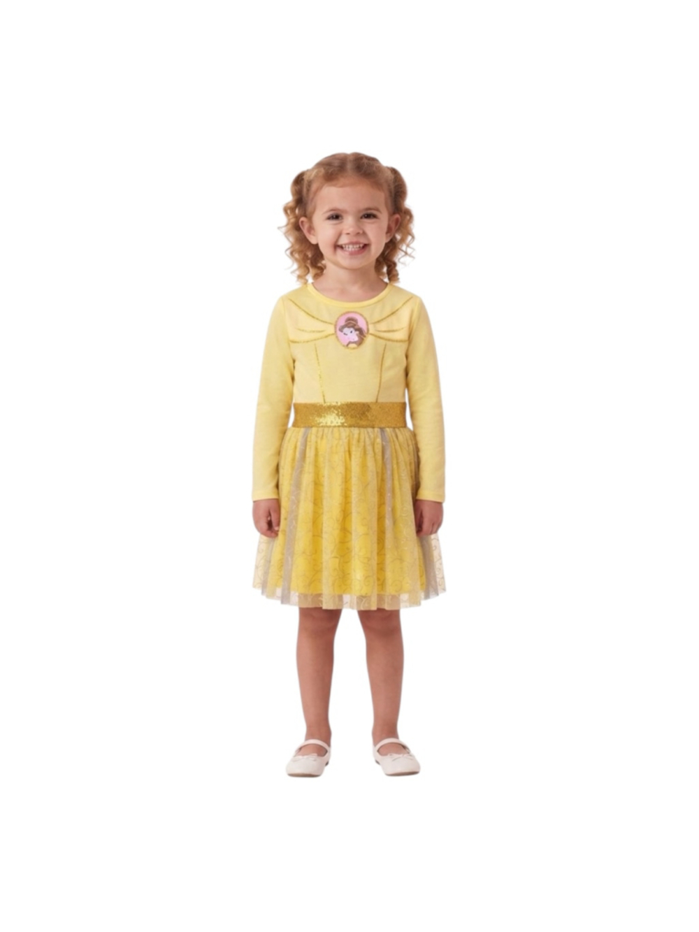 Disney Princess Belle Beauty and the Beast Tutu Dress Yellow Gold 4T